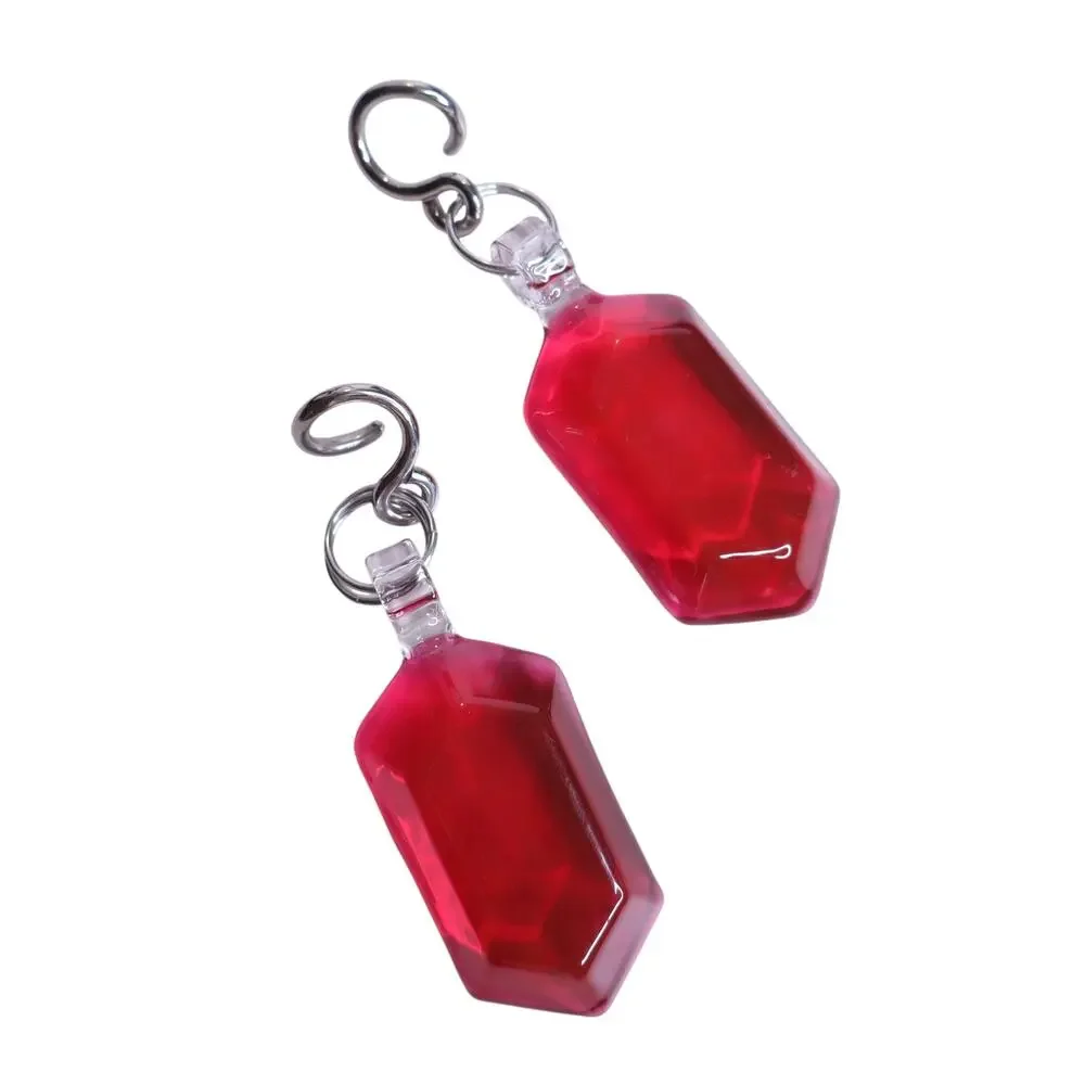 GLASSWEAR STUDIOS Handmade Pinot Noir Red Rupee Weights 10g/2.5mm Hangers